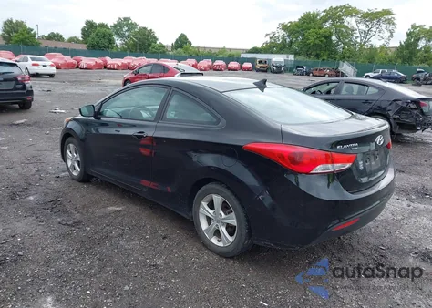 2013 Hyundai Elantra Gs из США, поврежденный, VIN KMHDH6AEXDU002579
